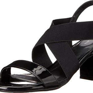 EUC - Anne Klein Women's Ressa Heeled Sandal 8.5 comfortable flexible fit.